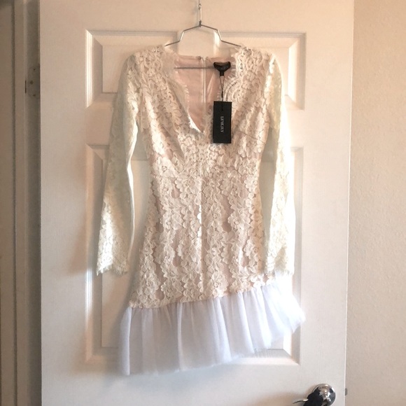LURELLY VELA LACE TULLE DRESS - Picture 3 of 14